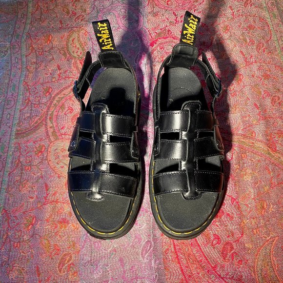 Dr. Martens Leather Strap Sandals - Picture 1 of 3